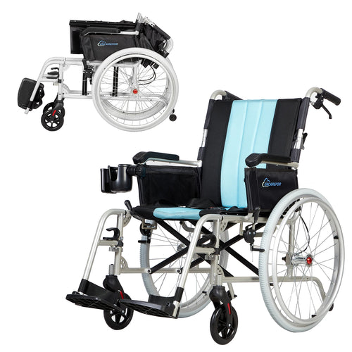 Lenoura Air-Magnesium Ultra-Lite | The World's Lightest Folding Wheelchair (20" Wide Seat)