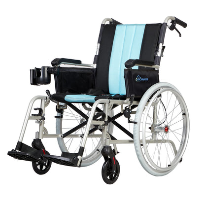Lenoura Air-Magnesium Ultra-Lite | The World's Lightest Folding Wheelchair (20" Wide Seat)