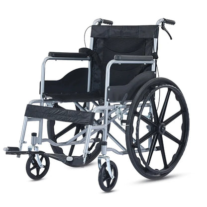 Lenoura Ultra-Lite Foldable Wheelchair | Portable & Comfortable Mobility Aid